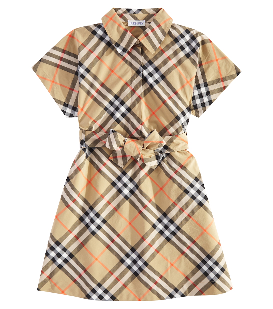 Robe Burberry Check en coton | Burberry Kids