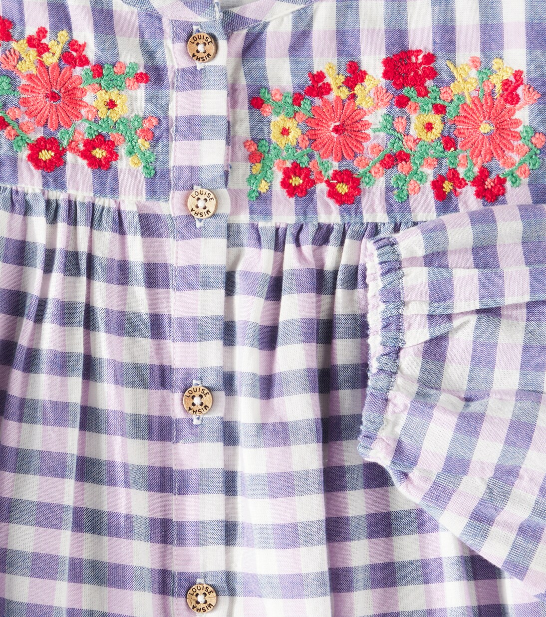 Bébé – Robe Massilia en coton à carreaux | Louise Misha