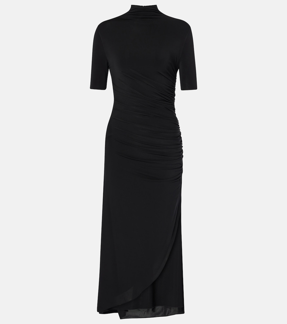Draped asymmetric midi dress | Alaïa