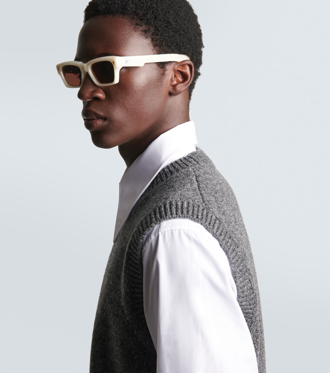 Lunettes de soleil Ashcroft rectangulaires | Jacques Marie Mage