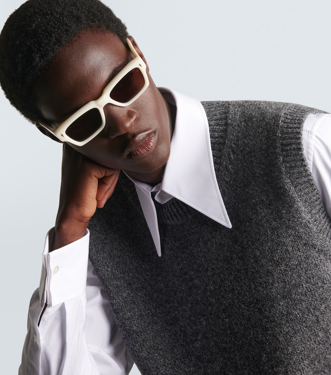 Lunettes de soleil Ashcroft rectangulaires | Jacques Marie Mage