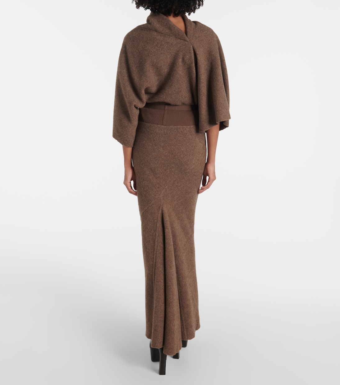 Maxirock Coda aus Wolle | Rick Owens