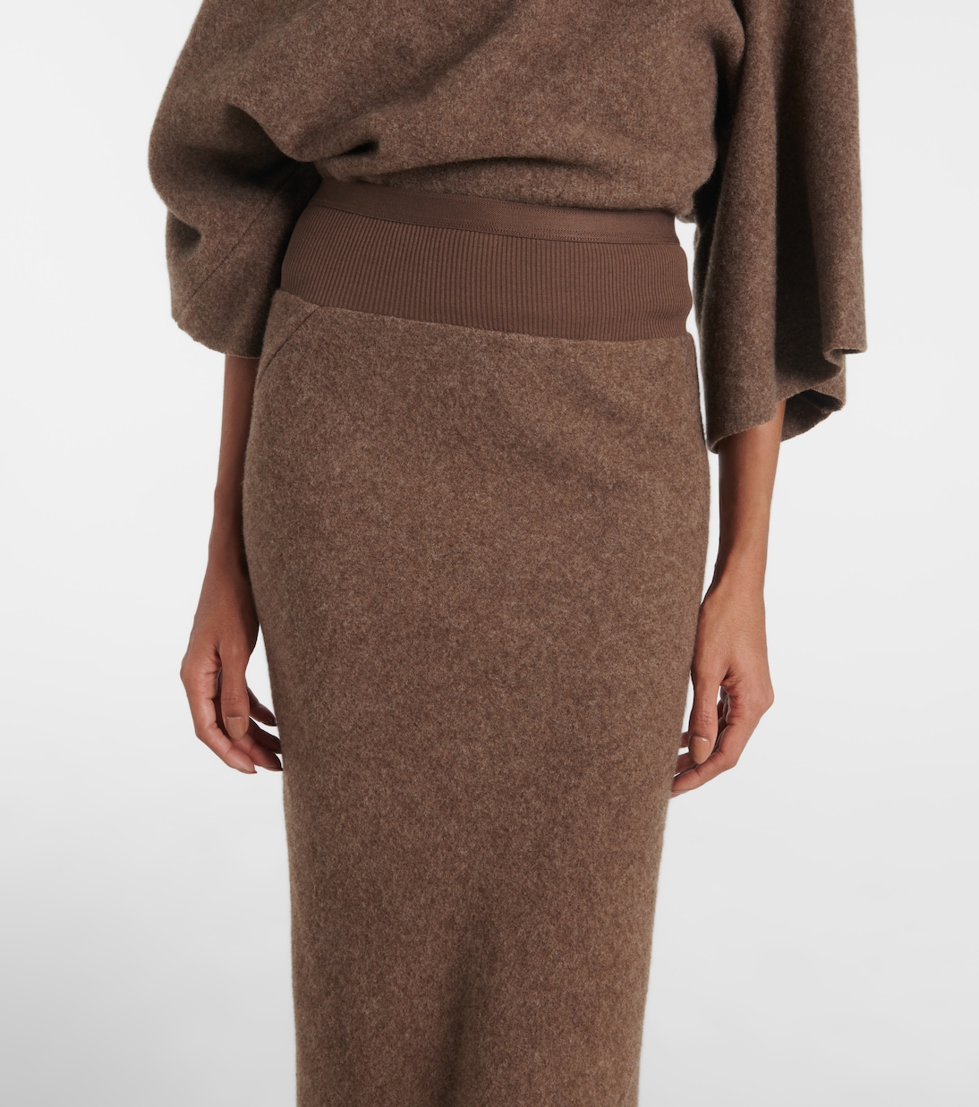 Maxirock Coda aus Wolle | Rick Owens