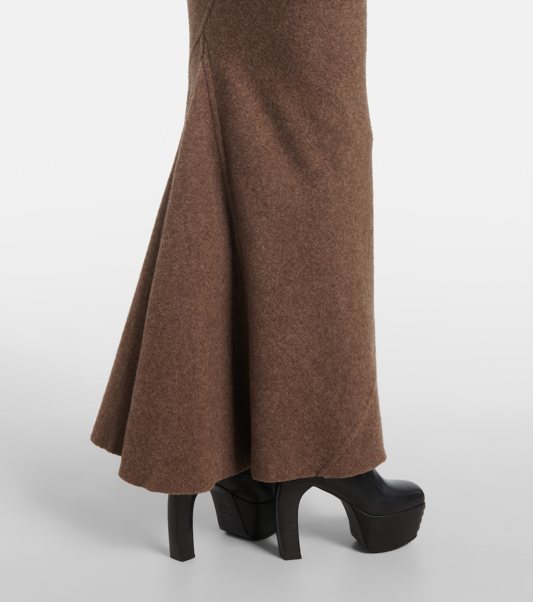 Maxirock Coda aus Wolle | Rick Owens