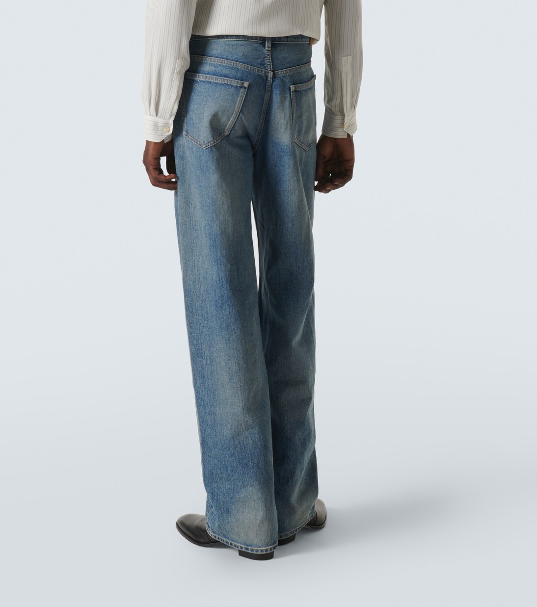 Jean droit à taille mi-haute | Saint Laurent