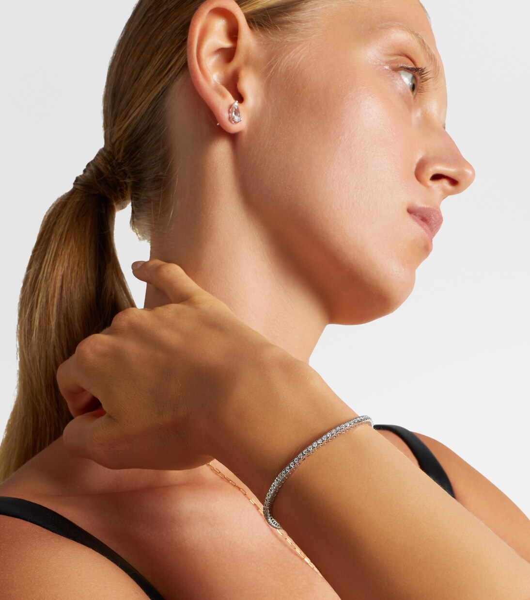 18kt white gold tennis bracelet with diamonds | Shay Jewelry