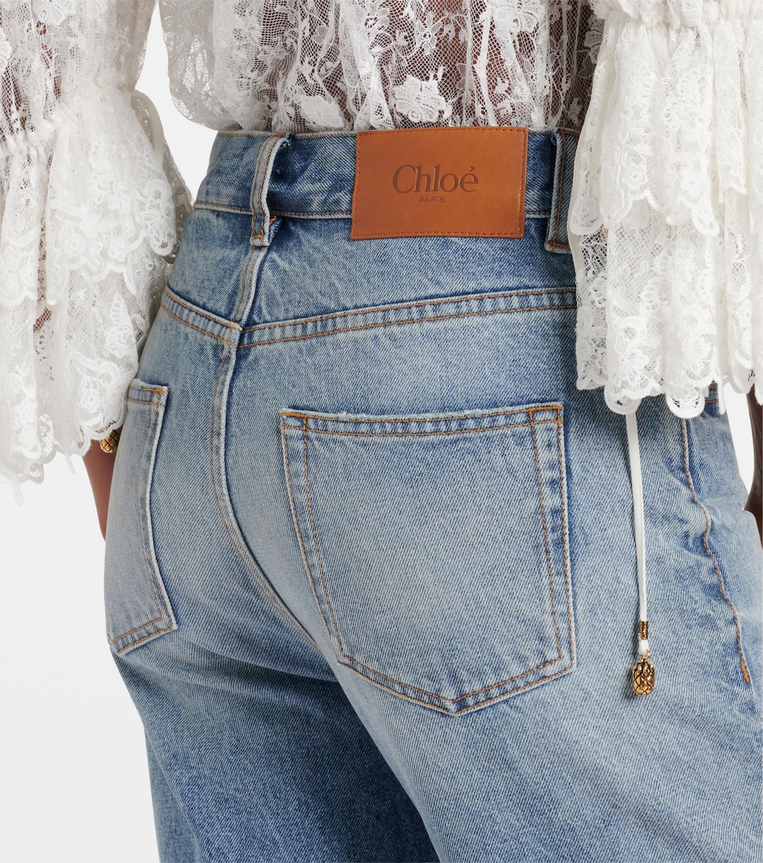 Jeans flared patchwork | Chloé
