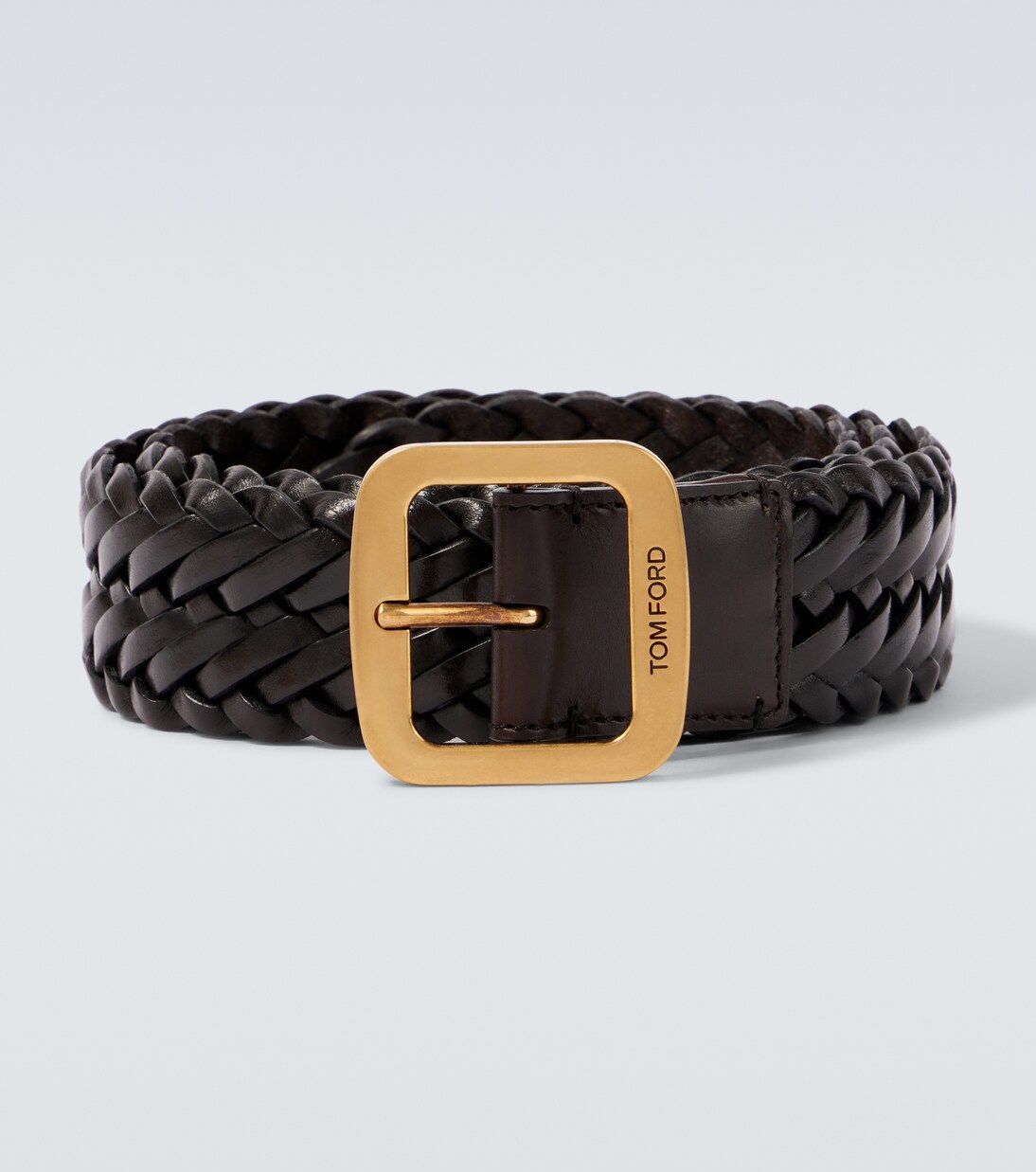 Woven leather belt | Tom Ford