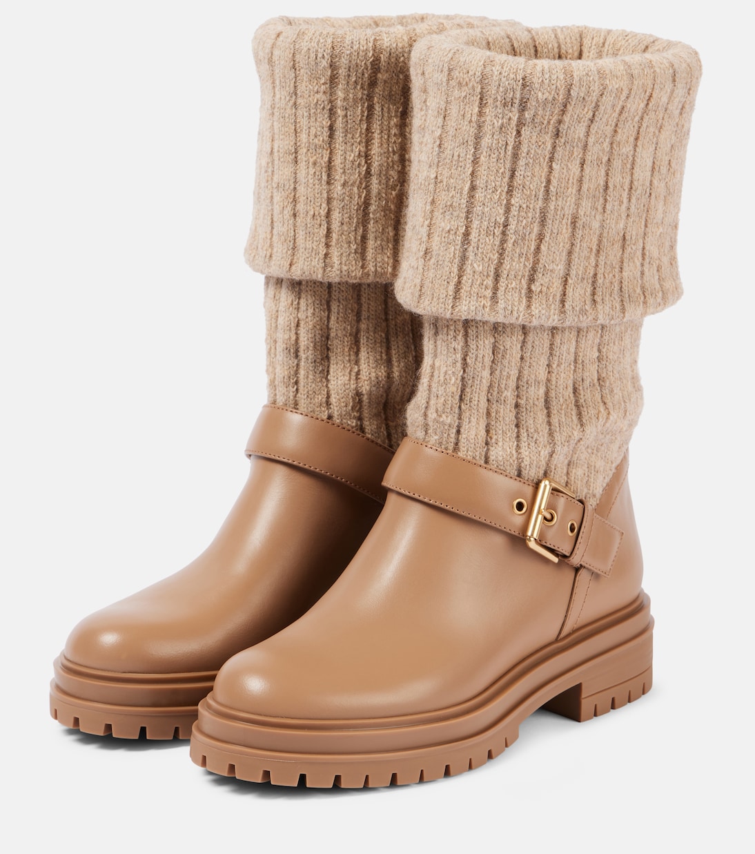 Stiefel Thurso mit Leder | Gianvito Rossi