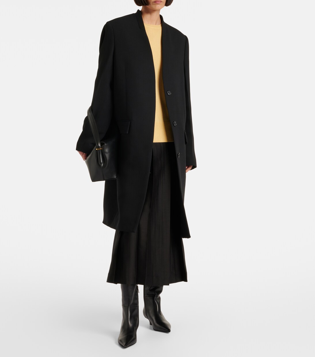 Deep pleated coat | Toteme
