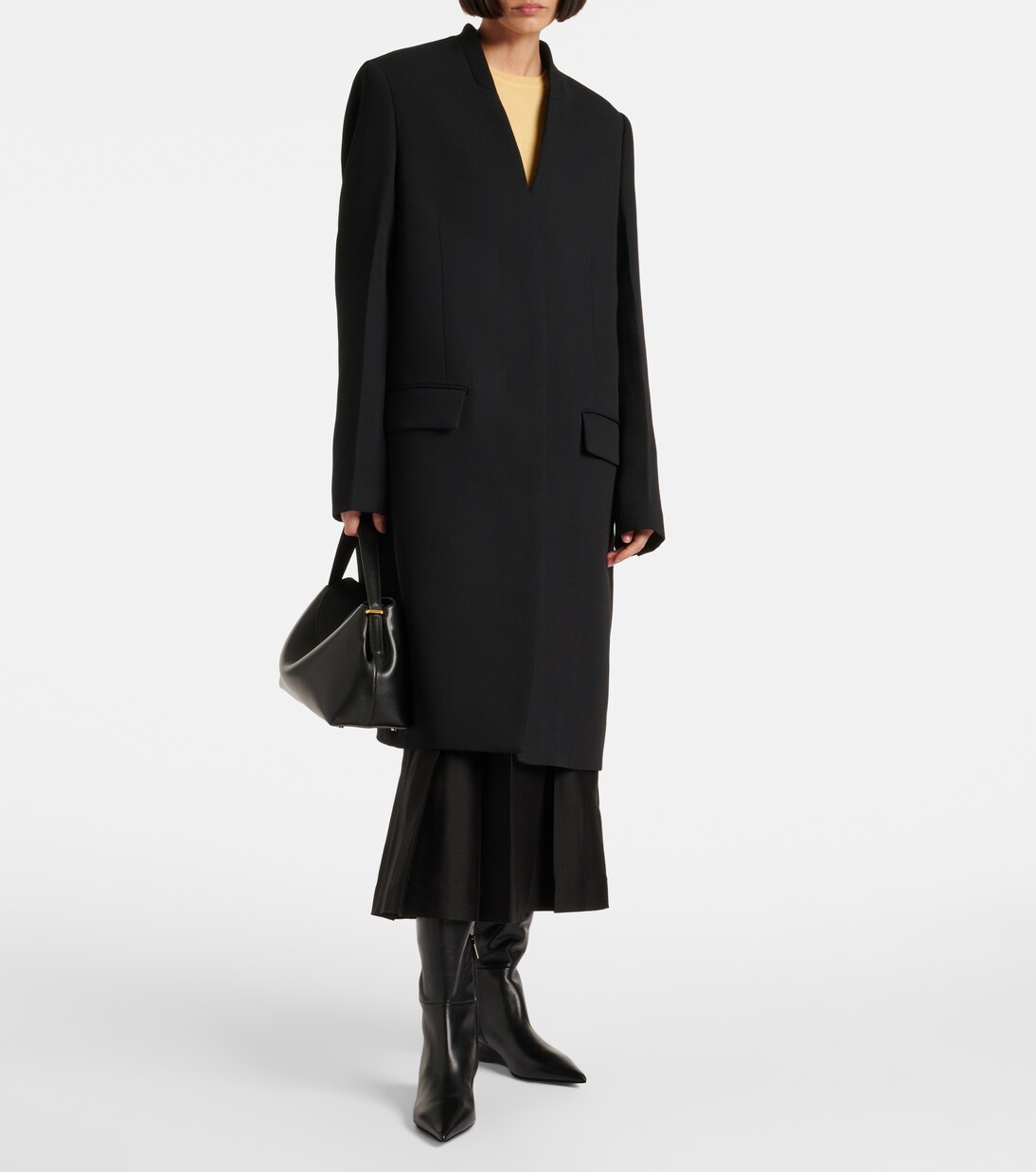 Deep pleated coat | Toteme