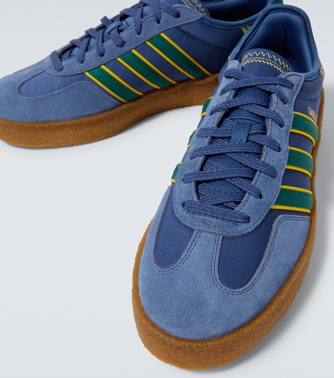 x Clot Gazelle suede-trimmed sneakers | Adidas