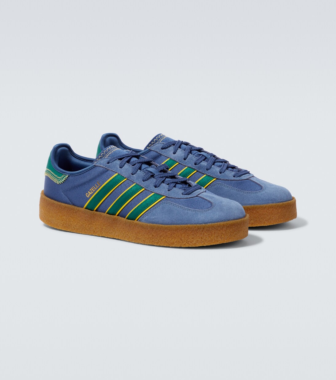 x Clot Gazelle suede-trimmed sneakers | Adidas