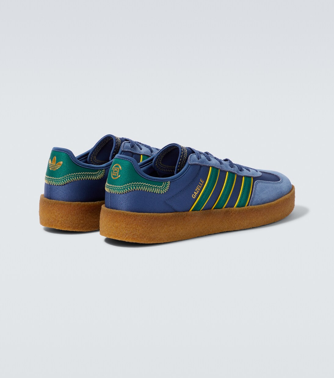 x Clot Gazelle suede-trimmed sneakers | Adidas