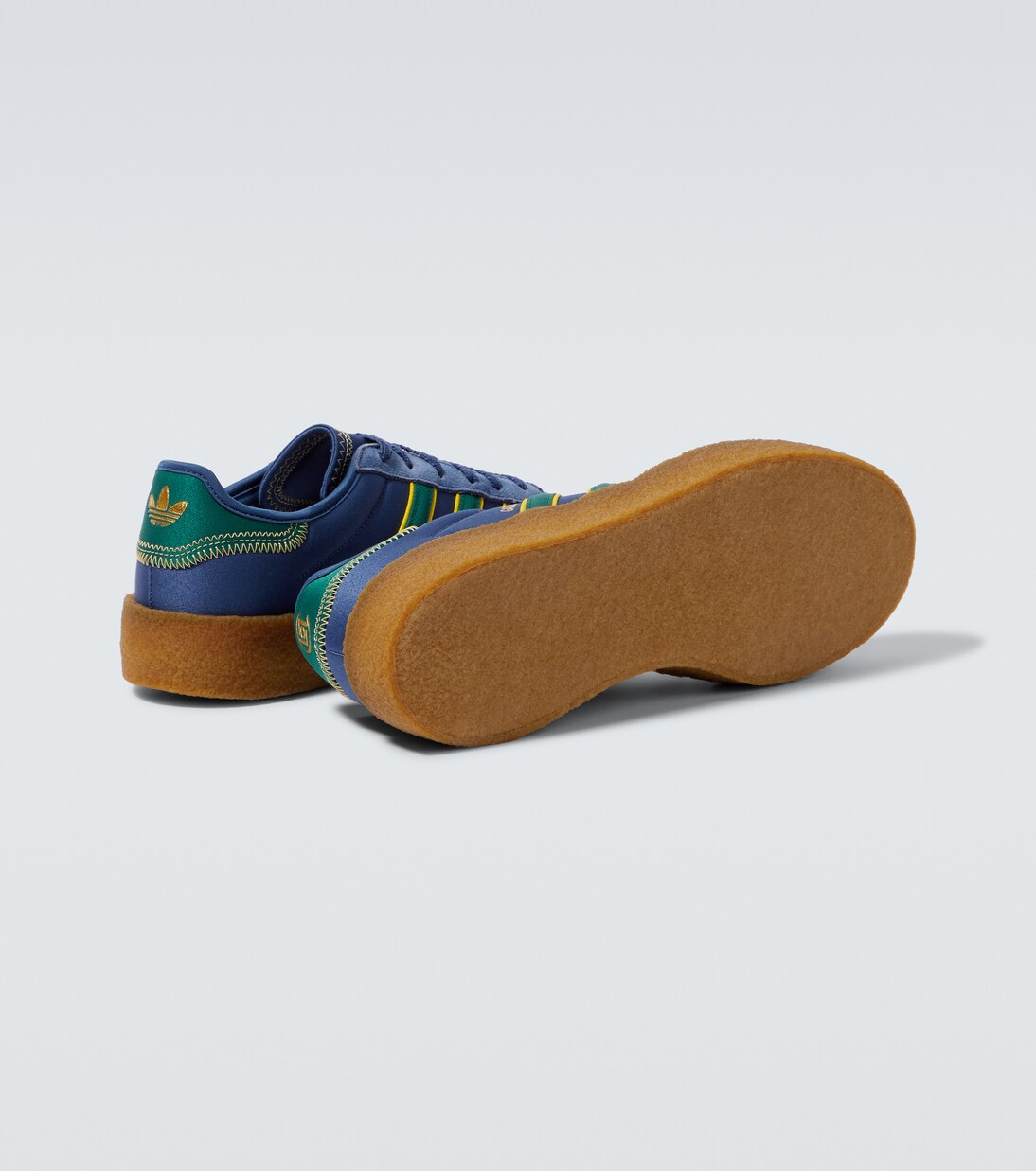 x Clot Gazelle suede-trimmed sneakers | Adidas