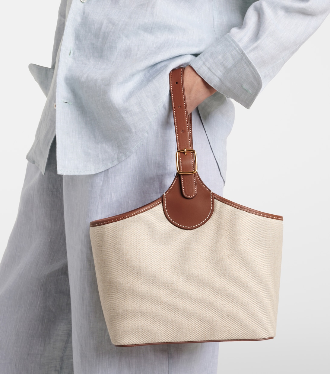 Bobbin canvas tote bag | Loro Piana