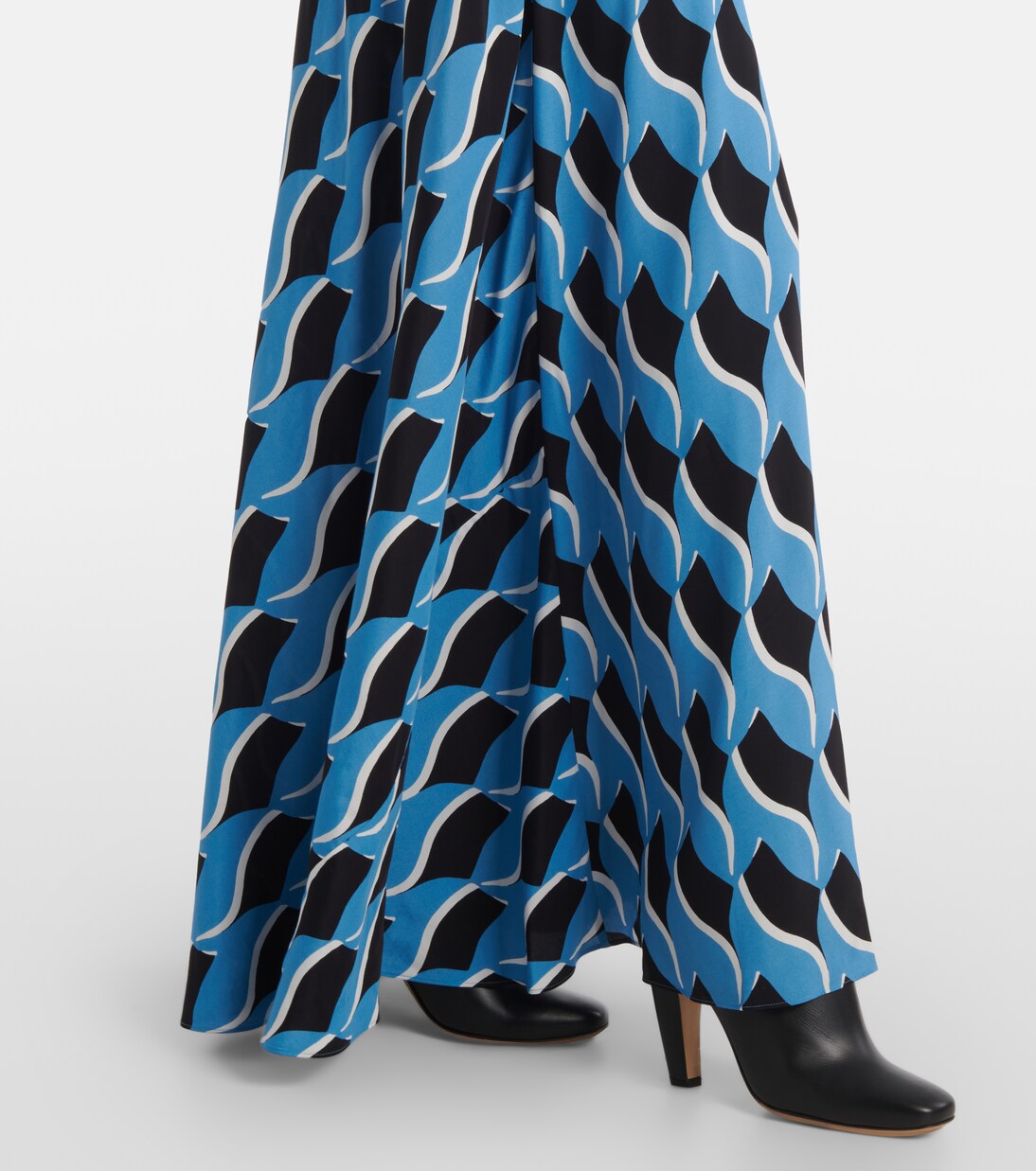 Robe longue Eloise imprimée en crêpe | Diane von Furstenberg