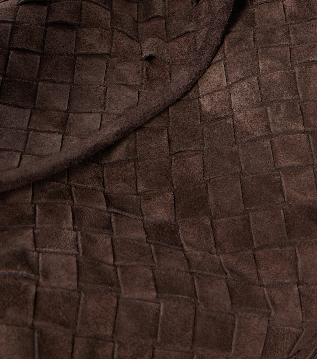 Hop Intrecciato Large suede shoulder bag | Bottega Veneta