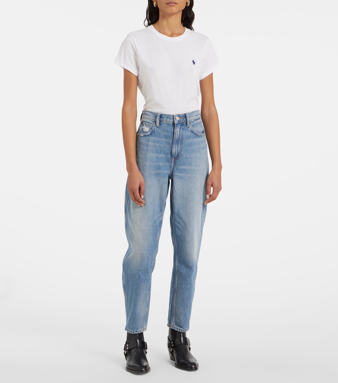 High-Rise Barrel Jeans | Polo Ralph Lauren