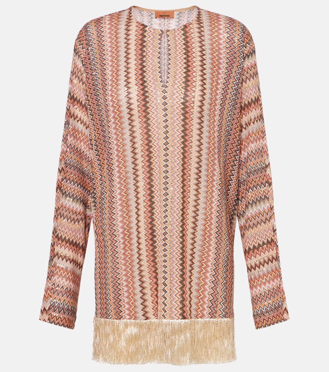 Top aus Häkelstrick mit Pailletten | Missoni