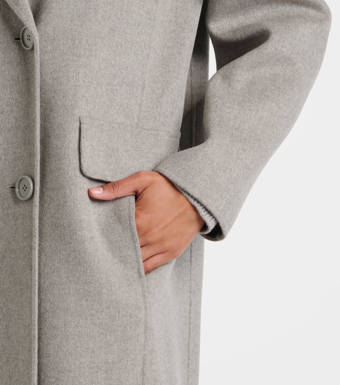 Double-breasted wool coat | 'S Max Mara