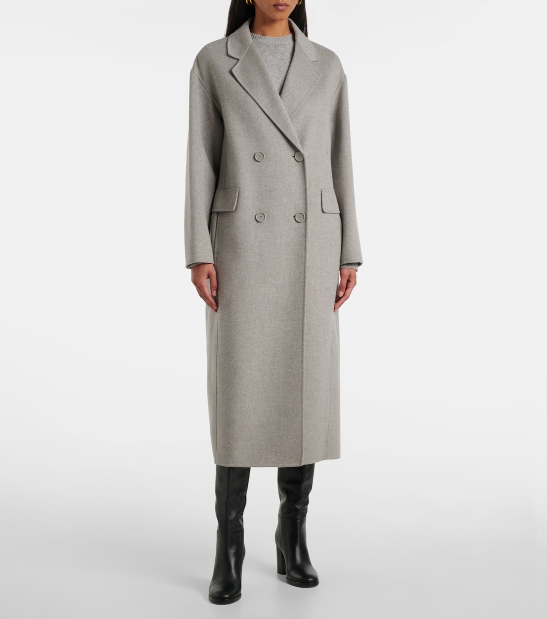 Double-breasted wool coat | 'S Max Mara
