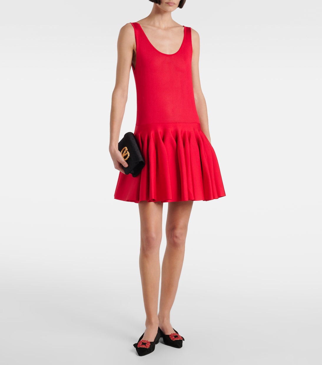 Gifla embellished suede ballet flats | Manolo Blahnik