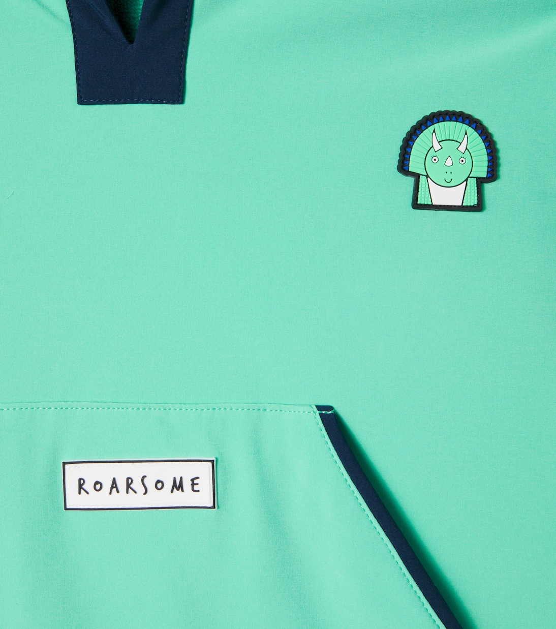 Spike the Dinosaur terry hooded towel | Roarsome