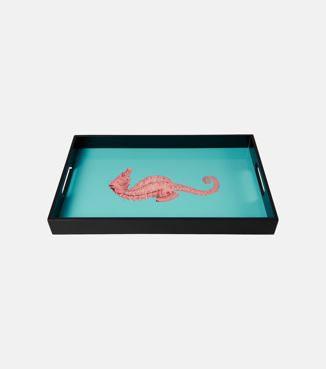 Seahorse lacquered wooden tray | Les-Ottomans
