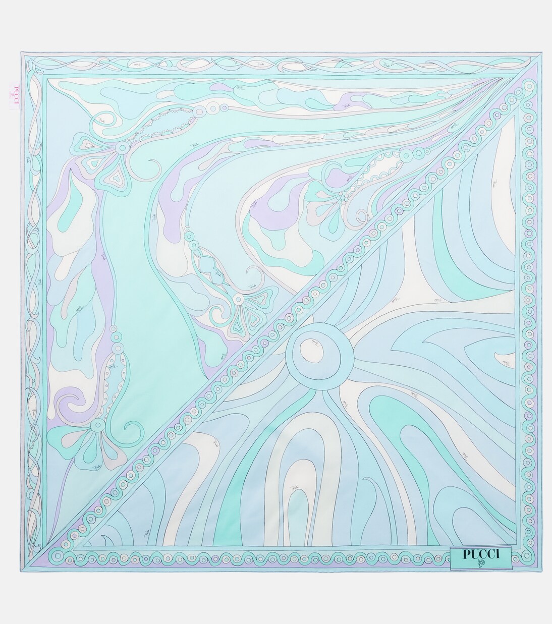 Orchidee silk twill scarf | Pucci