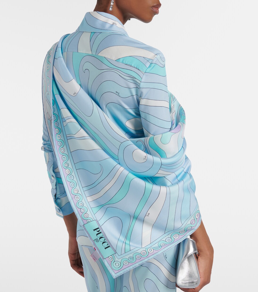 Orchidee silk twill scarf | Pucci