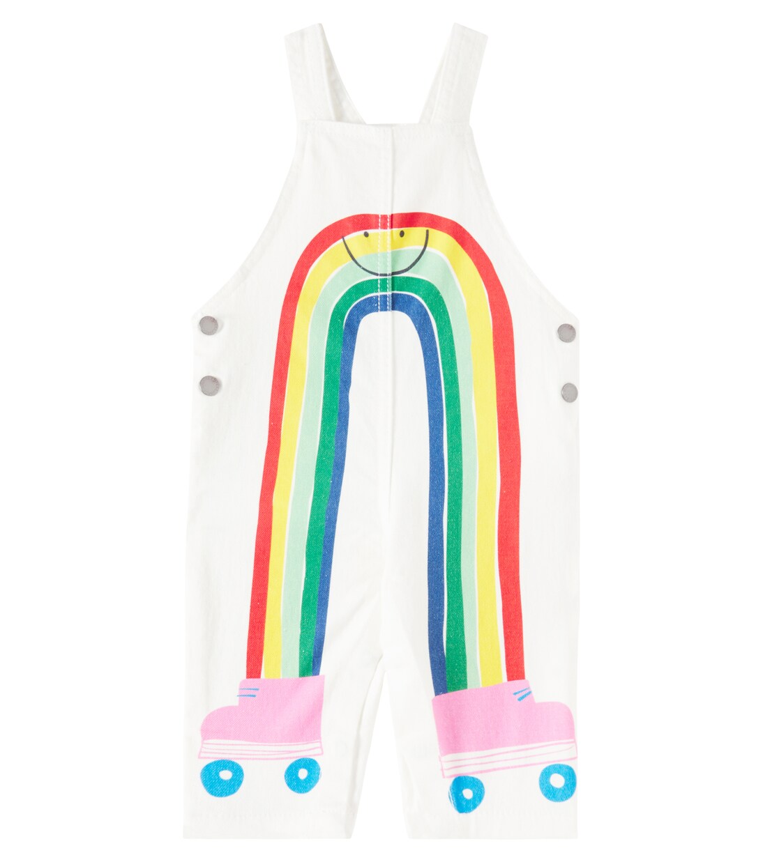 Baby printed cotton playsuit | Stella McCartney Kids