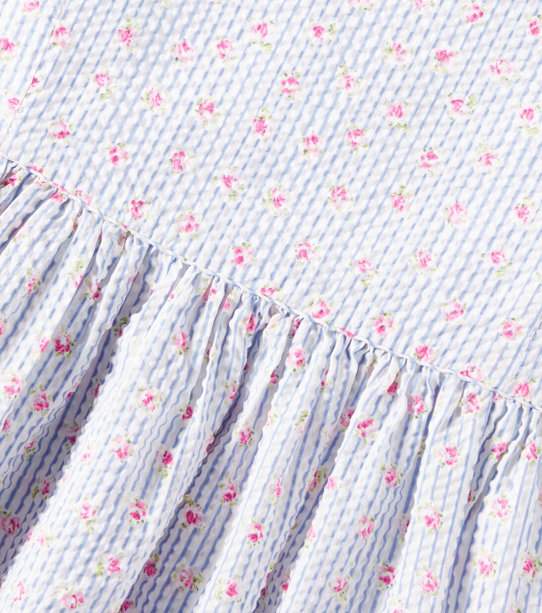 Striped floral cotton dress | Polo Ralph Lauren Kids