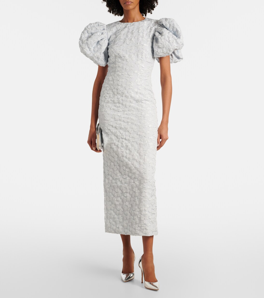 Robe midi en jacquard | Rotate