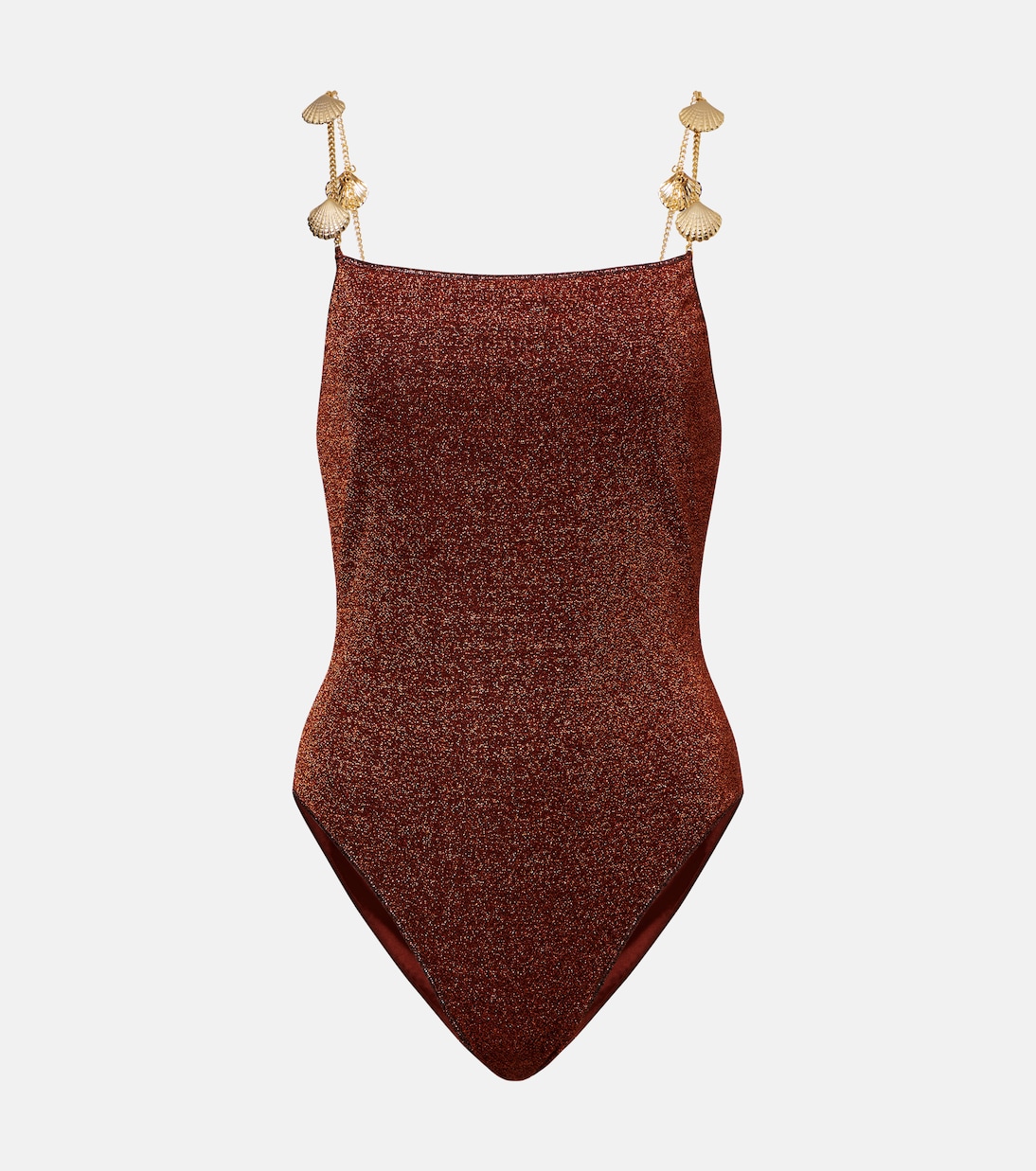 Verzierter Badeanzug Lumière Shells | Oséree