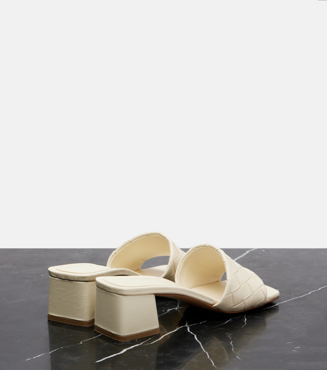 Mules Parco 45 in pelle Intrecciato | Bottega Veneta