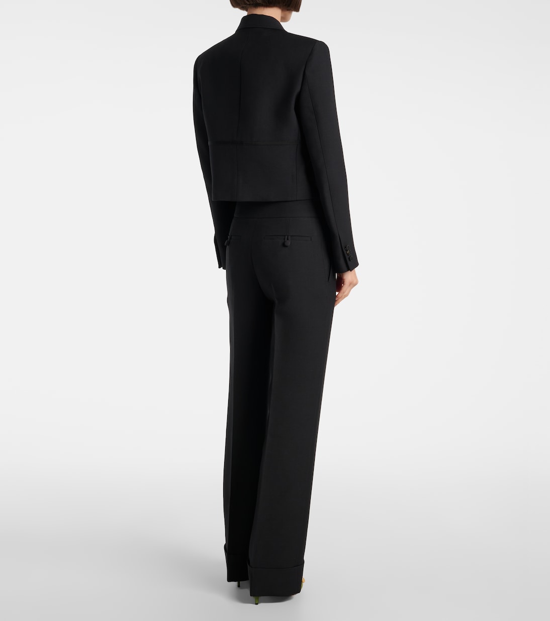 Wool and silk wide-leg pants | Valentino