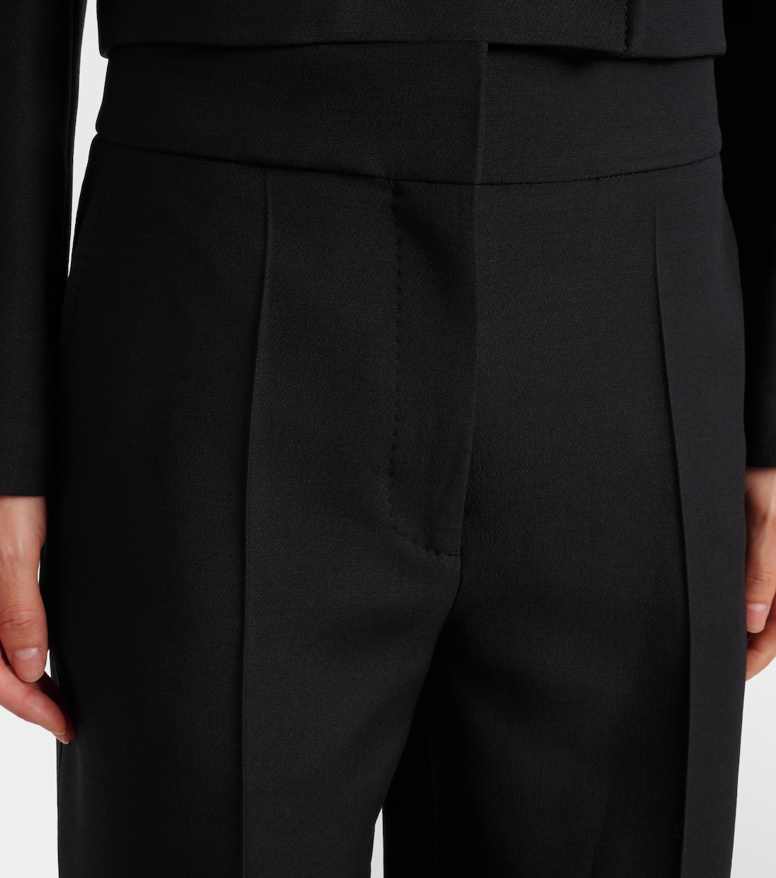 Wool and silk wide-leg pants | Valentino