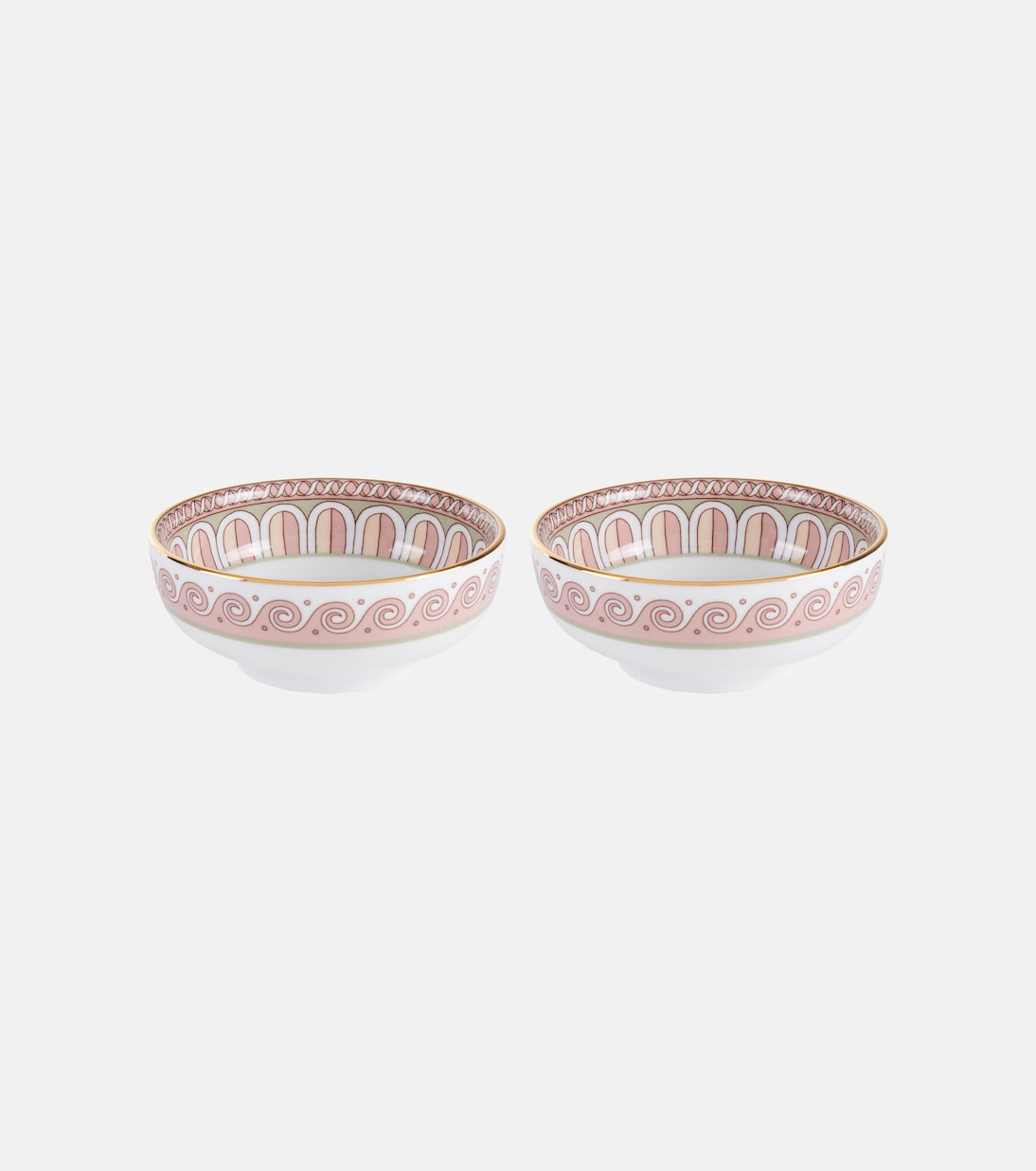 Set of 2 porcelain snack bowls  | La DoubleJ