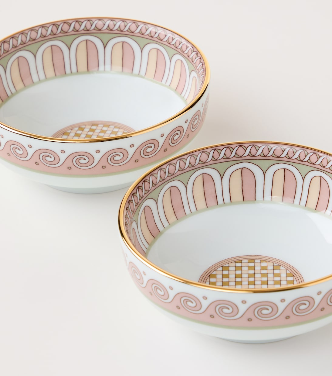 Set of 2 porcelain snack bowls  | La DoubleJ