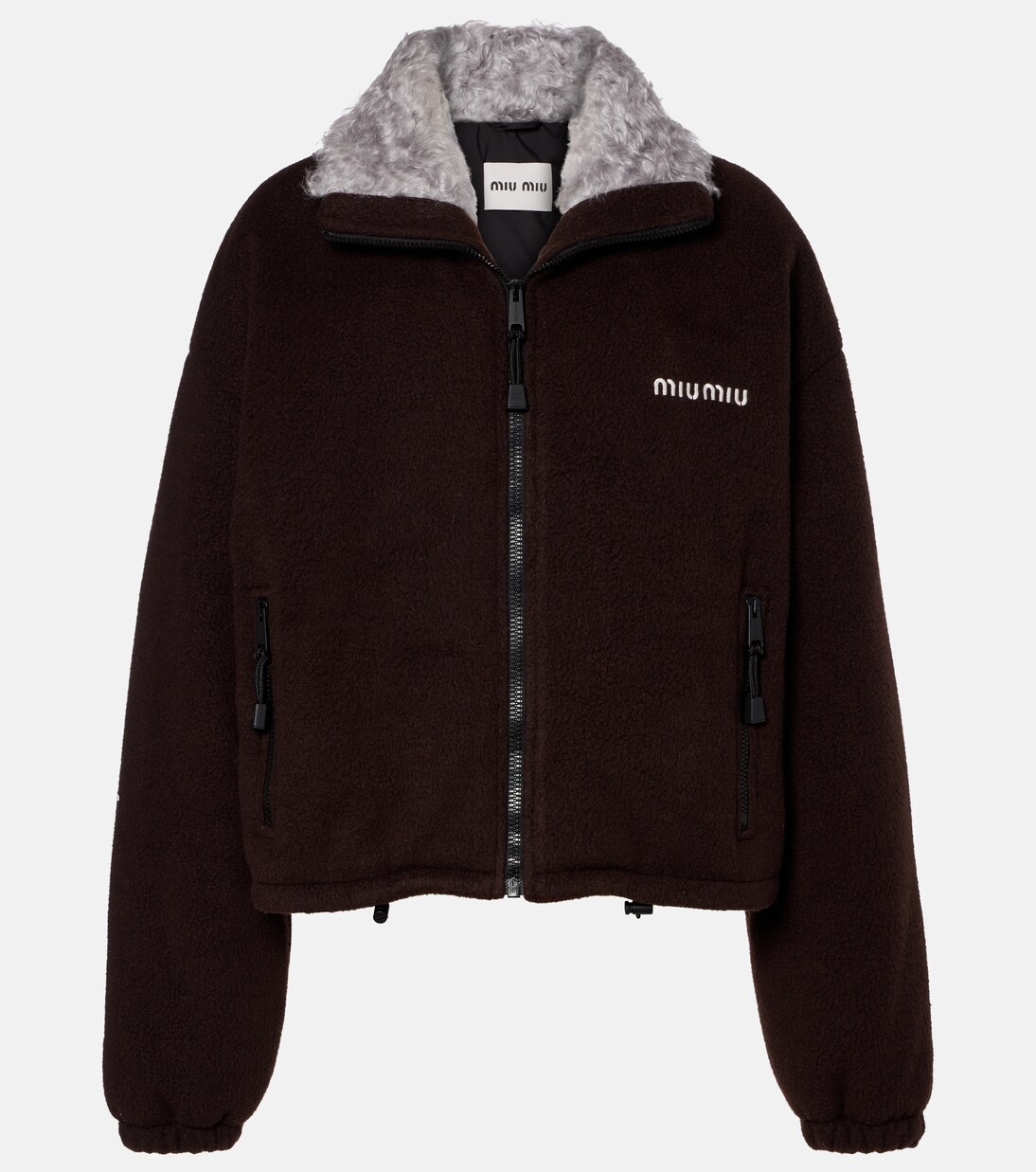 Logo华达呢飞行员夹克 | Miu Miu