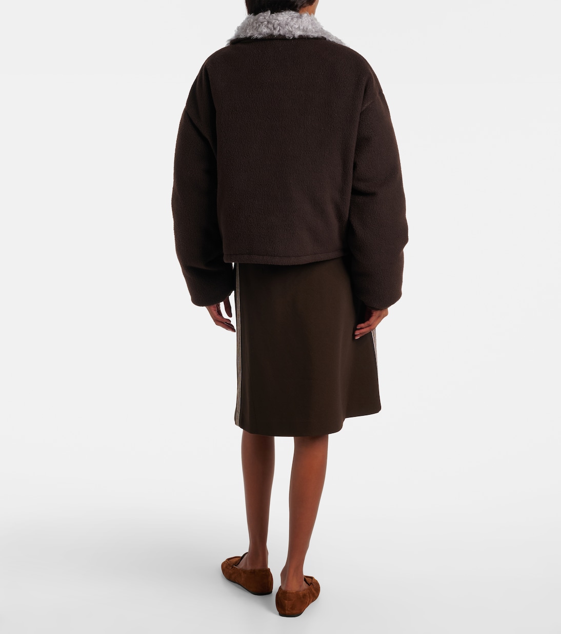 Logo华达呢飞行员夹克 | Miu Miu