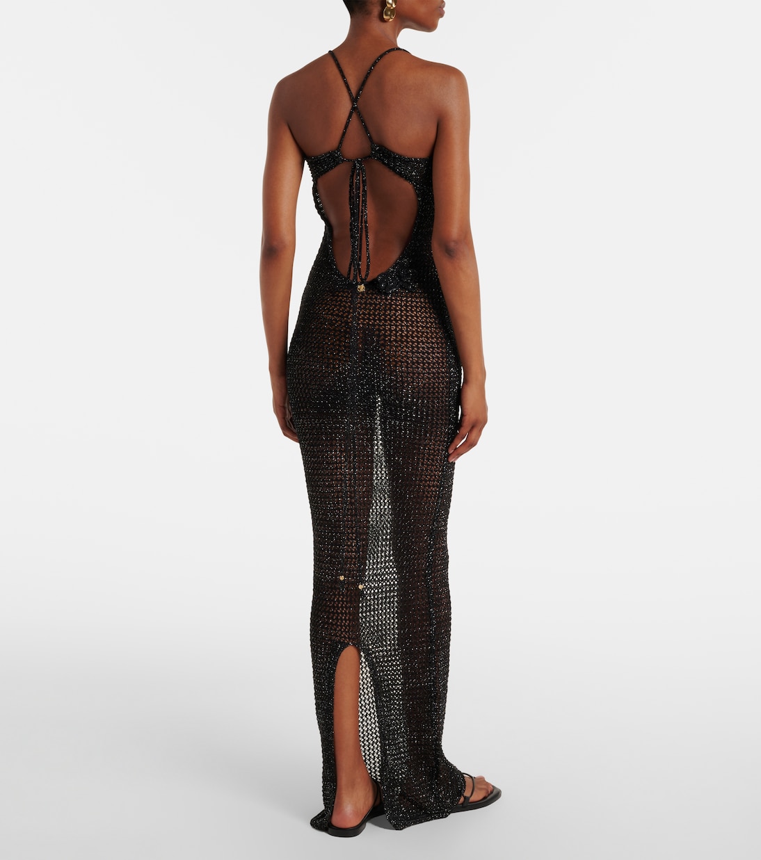 Vestido largo Hilsa con glitter | Bananhot