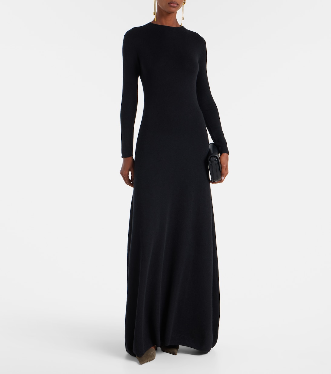 Robe longue en cachemire et soie mélangés | Tom Ford