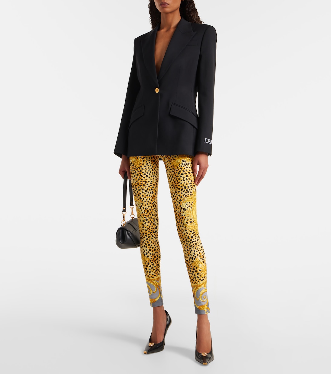 Bedruckte Leggings aus Jersey | Versace