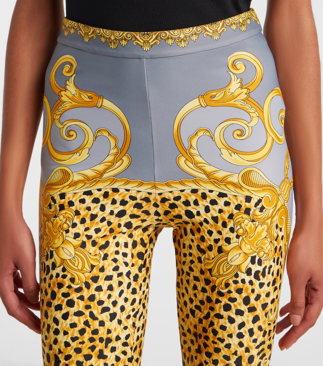 Bedruckte Leggings aus Jersey | Versace