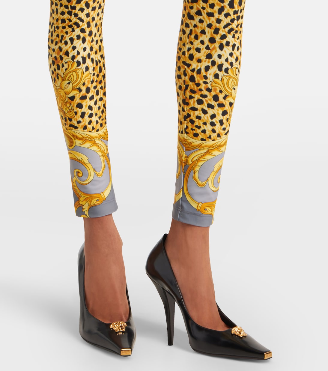Bedruckte Leggings aus Jersey | Versace