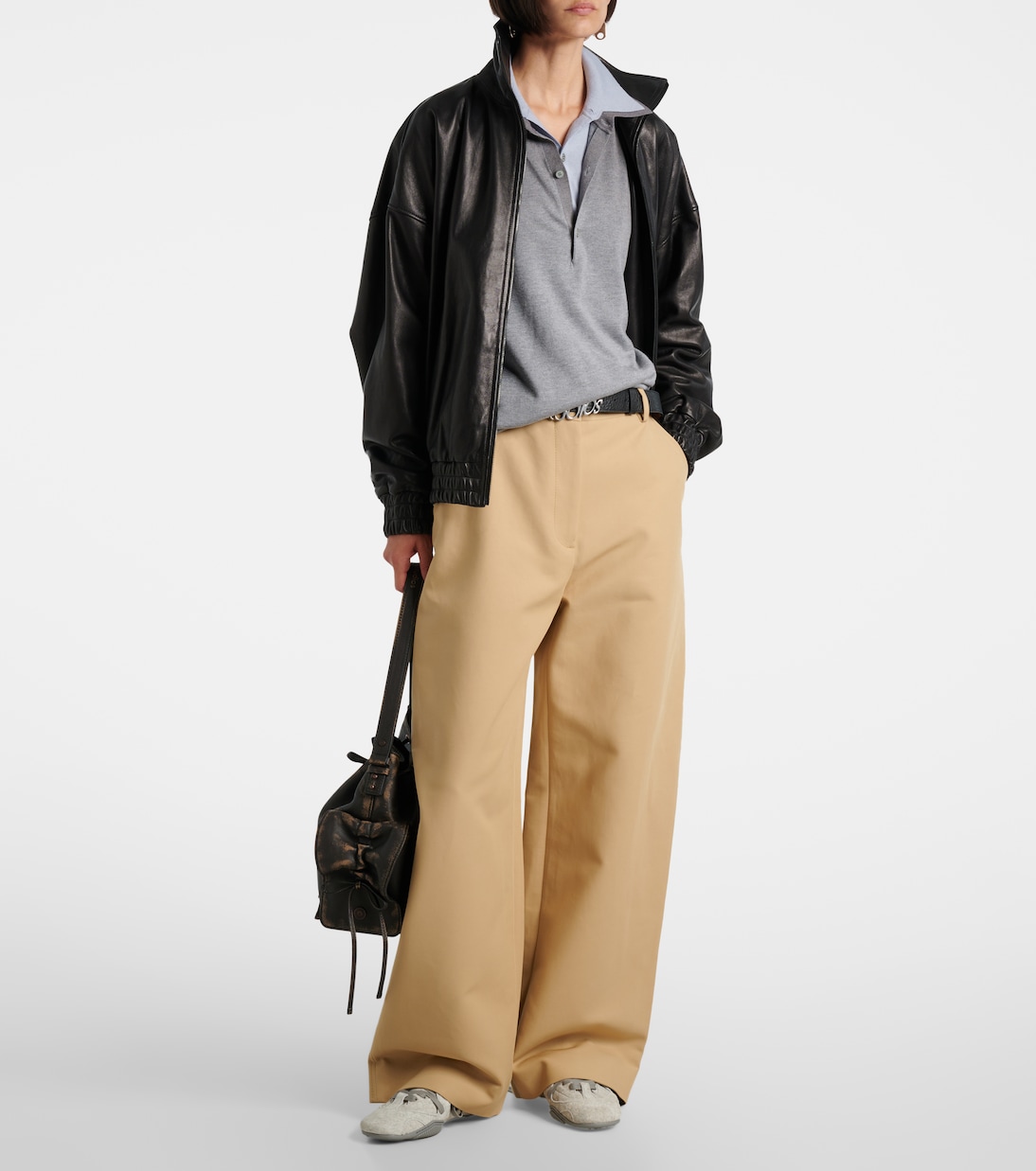 Weite Hose aus Baumwollsatin | Acne Studios