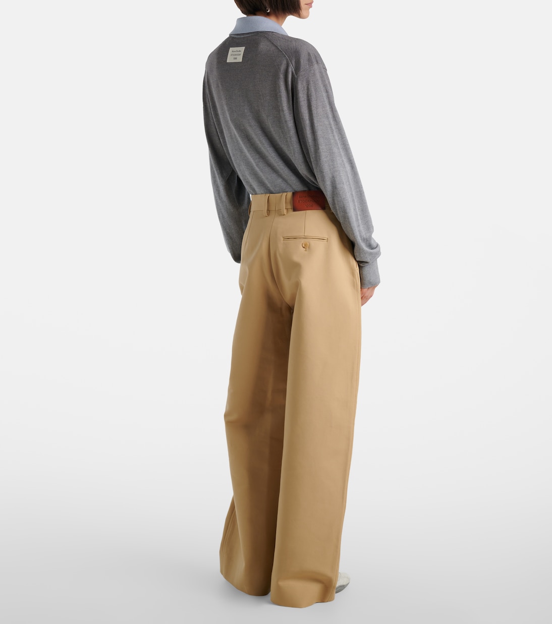 Weite Hose aus Baumwollsatin | Acne Studios