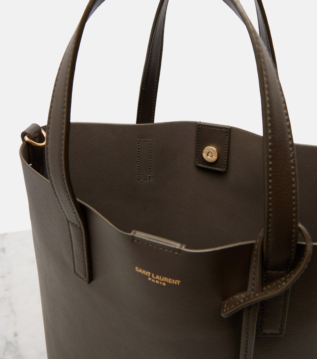 Toy Shopping N/S leather tote bag | Saint Laurent